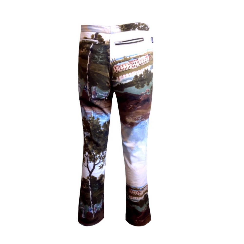 Moschino Jeans | Vintage 1990s Runway Pop Art Print By Pierre Lecomte, Size US 6